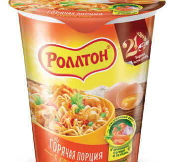 Лапша Ролттон С Курицей и Карри (70гр)