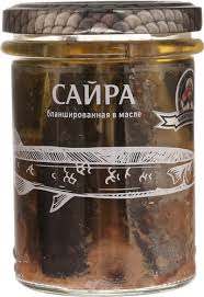 сайра баланшированная  в масле 200 гр