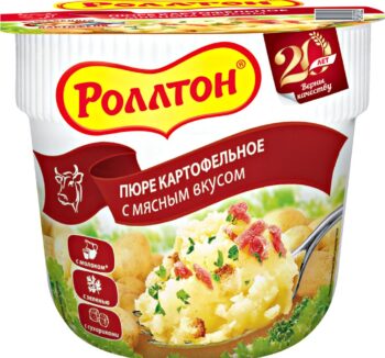 Пюре Картофельное Роллтон С Мясном вкусом (40гр)