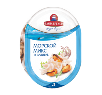 Коктейль из морепродуктов в заливке «Морской микс»200гр