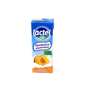 Коктейль Lactel молочный со вкусом персика 200мл