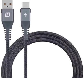 USB кабель TYPE-S на любой смартфон. Цвет - синий. FAST CHARGER