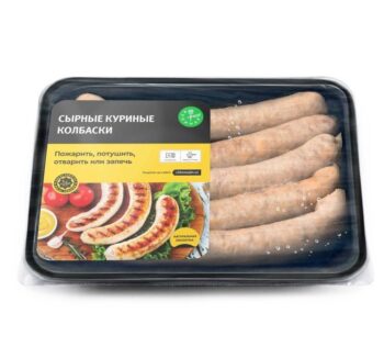 Колбаски Кулинар Сырные куриные 1уп