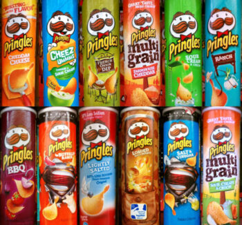 чипсы pringles в ассортименте 165гр