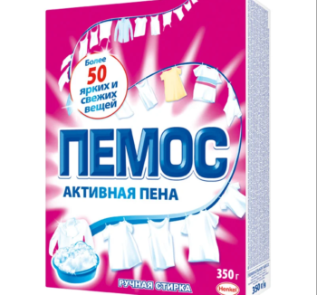 стиральный порошок пемос активная пена 350г