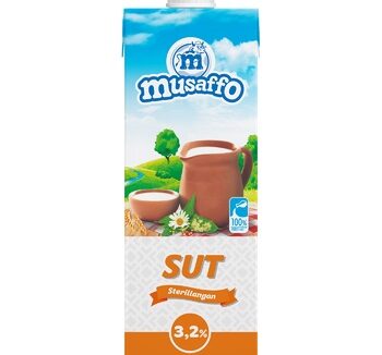 Молоко Musaffo 3.2% 950ml