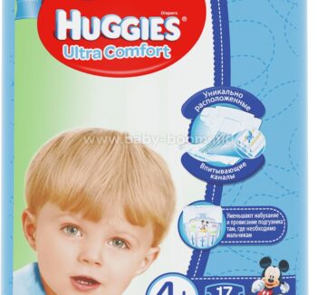 Huggies Ultra Comfort Boy 4+ (10-16 кг.) 17 шт