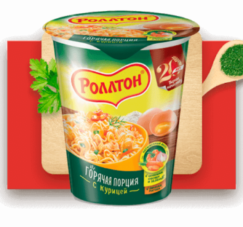 Лапша Роллтон С Курицей (70гр)