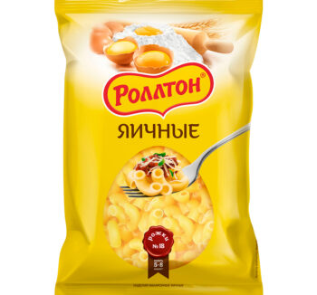 Макароны Яичные Rollton Рожки ( 400gr )