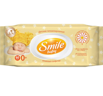 Салфетки Влажные SMILE BABY (60шт)
