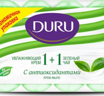Мыло Туалетное DURU 1+1 4*90g