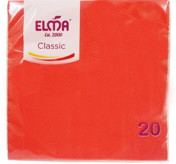 Салфетки Бумажные ELMA CLASSIC (20шт)