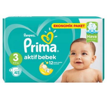 Подгузники "PRIMA" actif bebek 3 (45шт)