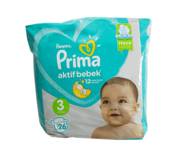 Подгузники "PRIMA" actif bebek 3 (26шт)