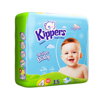 Подгузники "KIPPERS" Baby Active 4 (15шт)