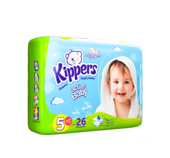 Подгузники "KIPPERS" Baby Active 5 (26шт)