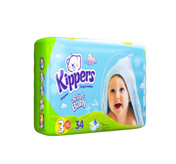 Подгузники "KIPPERS" Baby Active 3 (34шт)