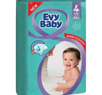 Подгузники "EVY BABY" 4  (64шт)