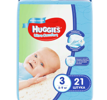Подгузники "HUGGIES" Ultra Comfort 3 (21шт)