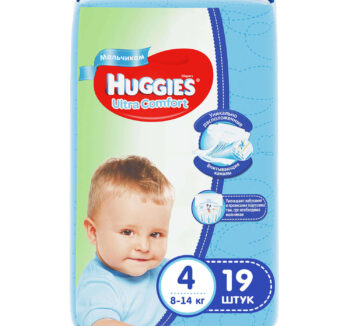 Подгузники "HUGGIES" Ultra Comfort 4 (19шт)