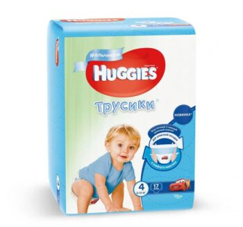 Подгузники "HUGGIES" Pants 4 (12шт)