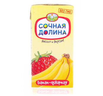 Сок-Нектар Банан Клубника "Сочная долина" в ассор. (200мл)