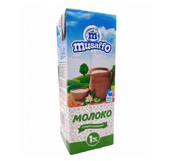 Молоко, Musaffo, 1% (1л)