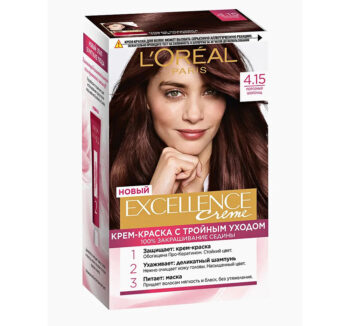Краска для волос "LOREAL" EXCELLENCE CREME 4.15