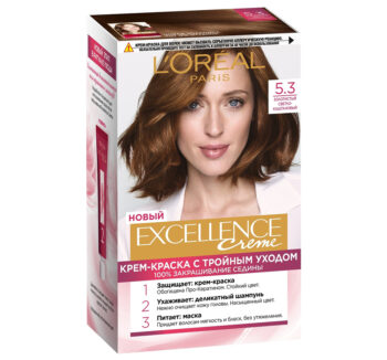 Краска для волос "LOREAL" EXCELLENCE CREME 5.3