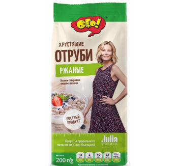 Отруби Хрустящие  "ОГО" РЖАНЫЕ 200gr
