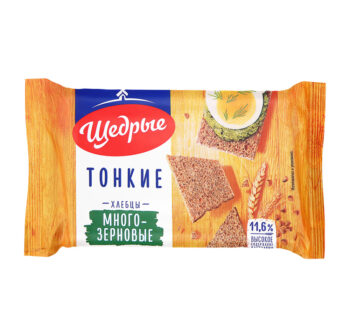 Хлебцы "ЩЕДРЫЕ" Много-зерновые  100gr