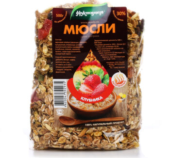 Мюсли "ФРУКТОВНИЦА" в ассортименте 500gr