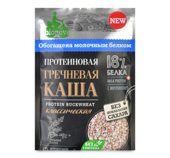 Каша Протеиновая "BIONOVA" Гречневая, без сахара 40gr