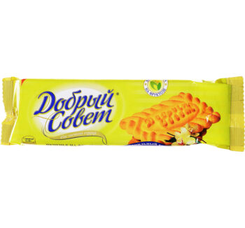 Печенье "ДОБРЫЙ СОВЕТ" Ванильный вкус, на фруктозе 145gr