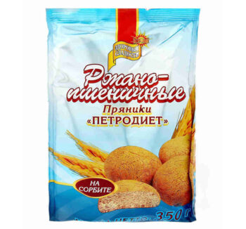 Печенье Пряники "ПЕТРОДИЕТ" Ржано-Пшеничные 340gr